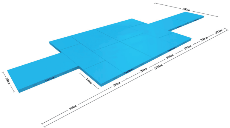 Ensemble de tapis de réception pour poutre – entraînement