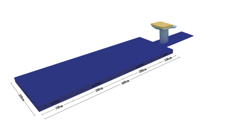 Ensemble de tapis de réception pour saut – compétition