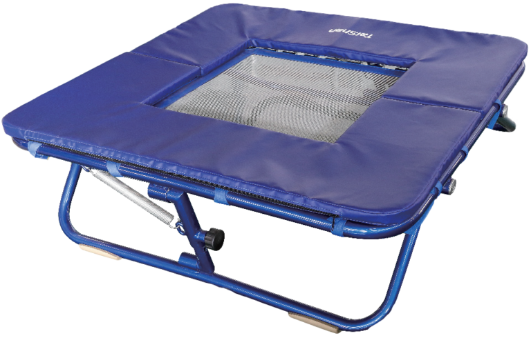 Mini-trampoline carré réglable