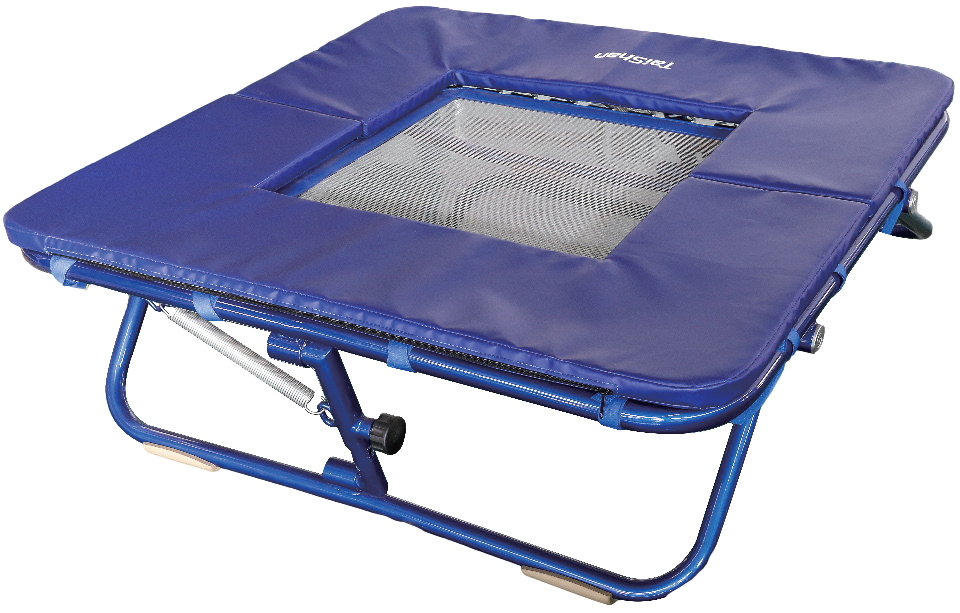 Mini-trampoline carré réglable