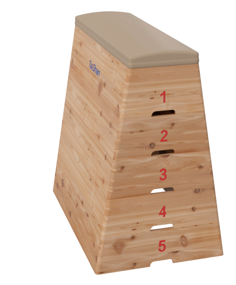Plinth en bois à 5 éléments